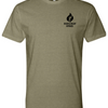 Running on Caffeine and Jesus Foundation Tee - Light Olive