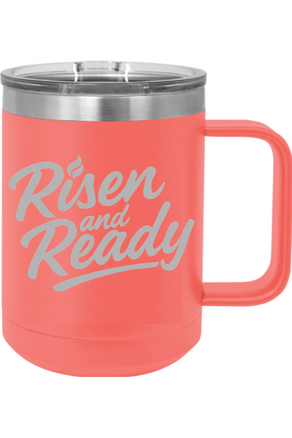 R&R 15oz Coffee Mug With Slider Lid