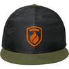 R&R Shield Flat Brim - Army/ Black Camo