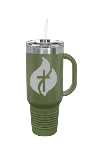 R&R Flame 40 oz. Insulated Travel Mug