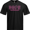 The Hope In Him Oversized Tee - Black