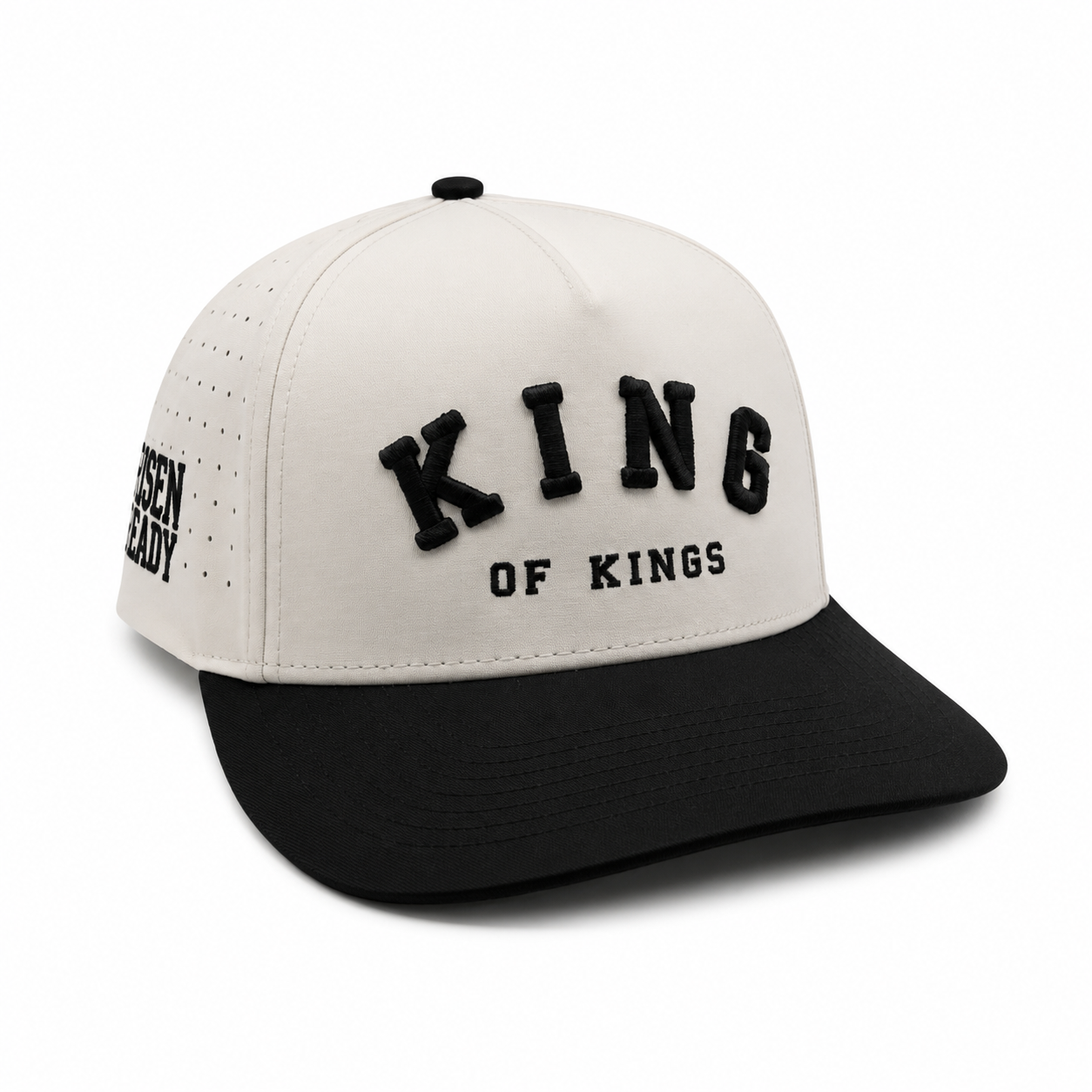 King of Kings Black Two-Tone Premium Snapback Hat