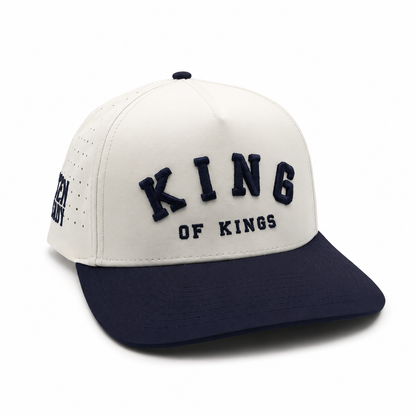 King of Kings Navy Two-Tone Premium Snapback Hat