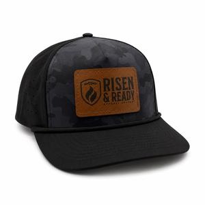 R&R Premium Black Camo Snapback