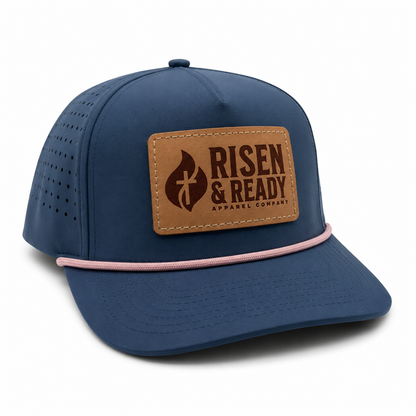 The Risen Premium Pink Rope Snapback