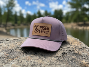 The Risen Premium Lilac Rope Snapback