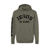 Jesus Is King Lightweight Performance Hoodie - Pine