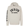 Jesus Is King Lightweight Performance Hoodie - Smoke