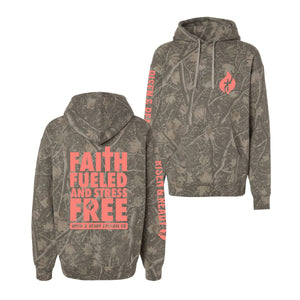Faith Fueled and Stress Free Heavyweight Premium Hoodie
