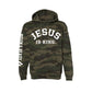 Jesus Is King Camo Premium Heavyweight Hoodie