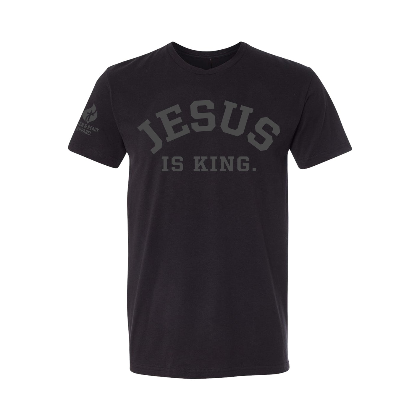 Jesus Is King "Ghosted Grey" Premium Tee