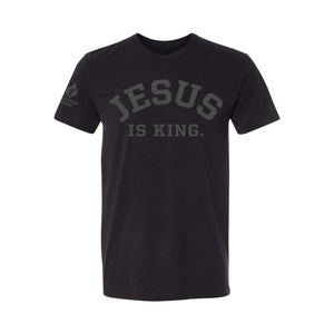 Jesus Is King "Ghosted Grey" Premium Tee
