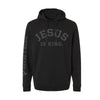 Jesus Is King "Ghosted Grey" Lightweight Performance Hoodie - Black
