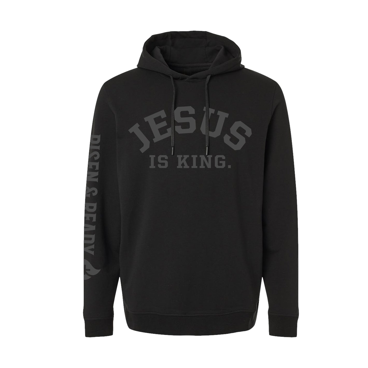 Jesus Is King "Ghosted Grey" Lightweight Performance Hoodie