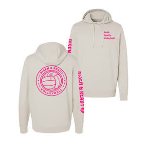 Faith. Family. Volleyball. Lightweight Performance Hoodie