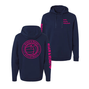 Faith. Family. Volleyball. Lightweight Performance Hoodie