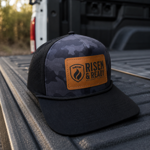 R&R Premium Black Camo Snapback
