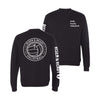 Faith. Family. Volleyball. Premium Heavyweight Crew - Black Camo