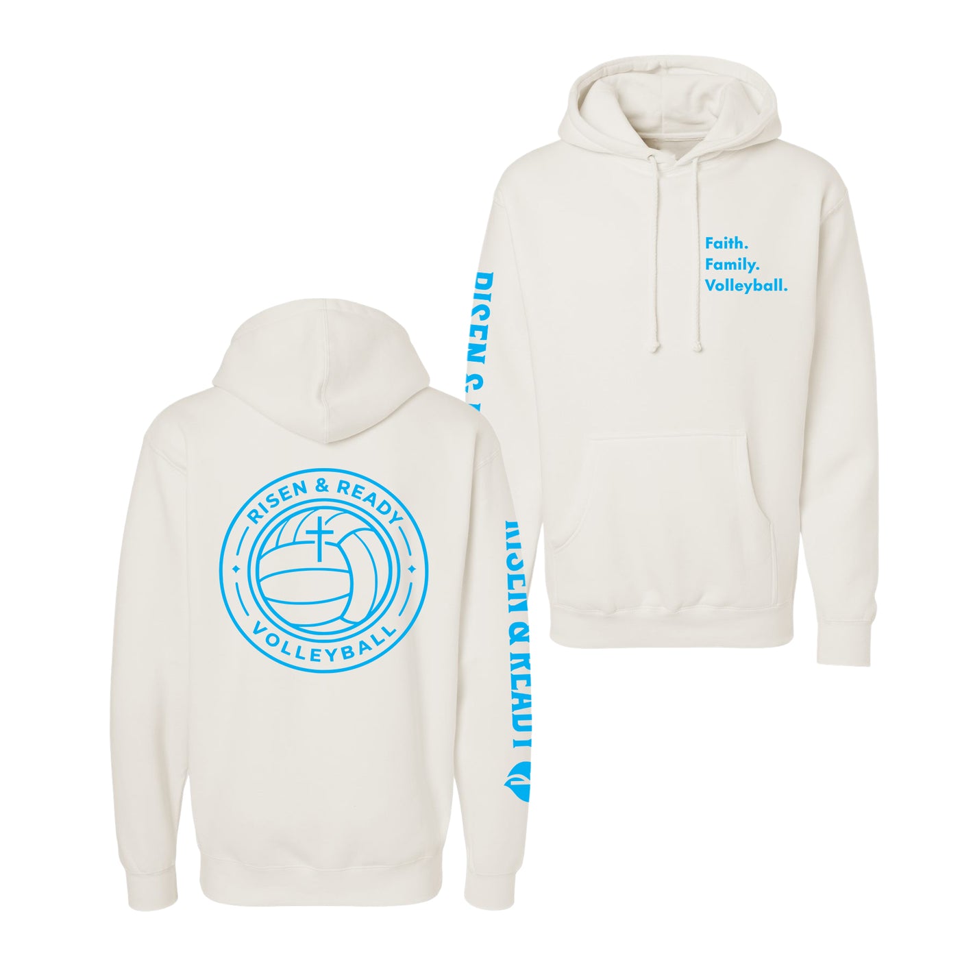Faith. Family. Volleyball Premium Heavyweight Hoodie