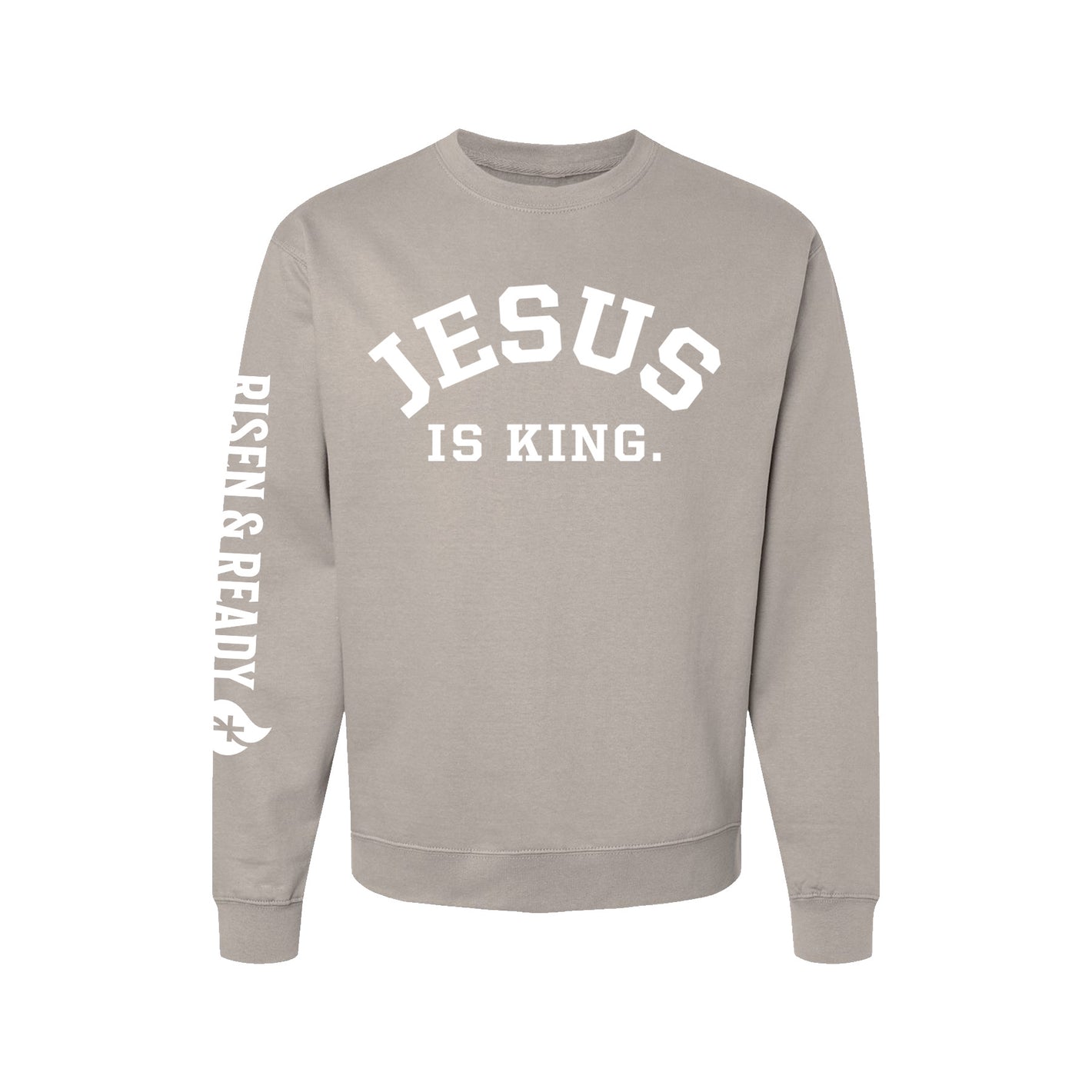 Jesus Is King Premium Heavyweight Crew
