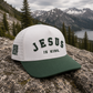 Jesus Is King Green Premium Snapback Hat