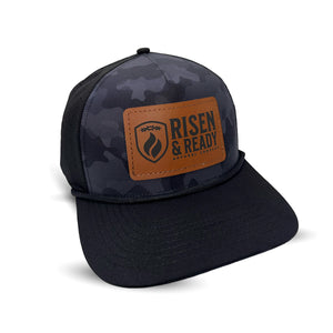 R&R Premium Black Camo Snapback
