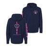 Love Never Fails Lightweight Performance Hoodie - Classic Navy