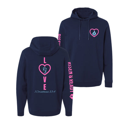 Love Never Fails Lightweight Performance Hoodie