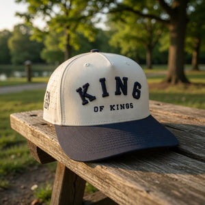 King of Kings Navy Premium Snapback Hat