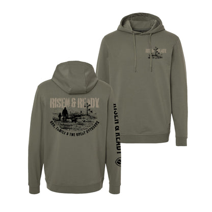 God, Family, Outdoors Lightweight Performance Hoodie