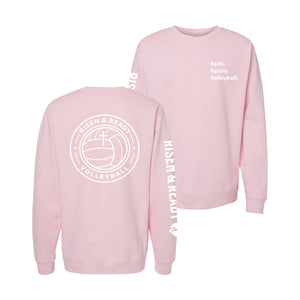 Faith. Family. Volleyball. Premium Heavyweight Crew
