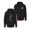 The Lord Is My Strength Lightweight Performance Hoodie - Black