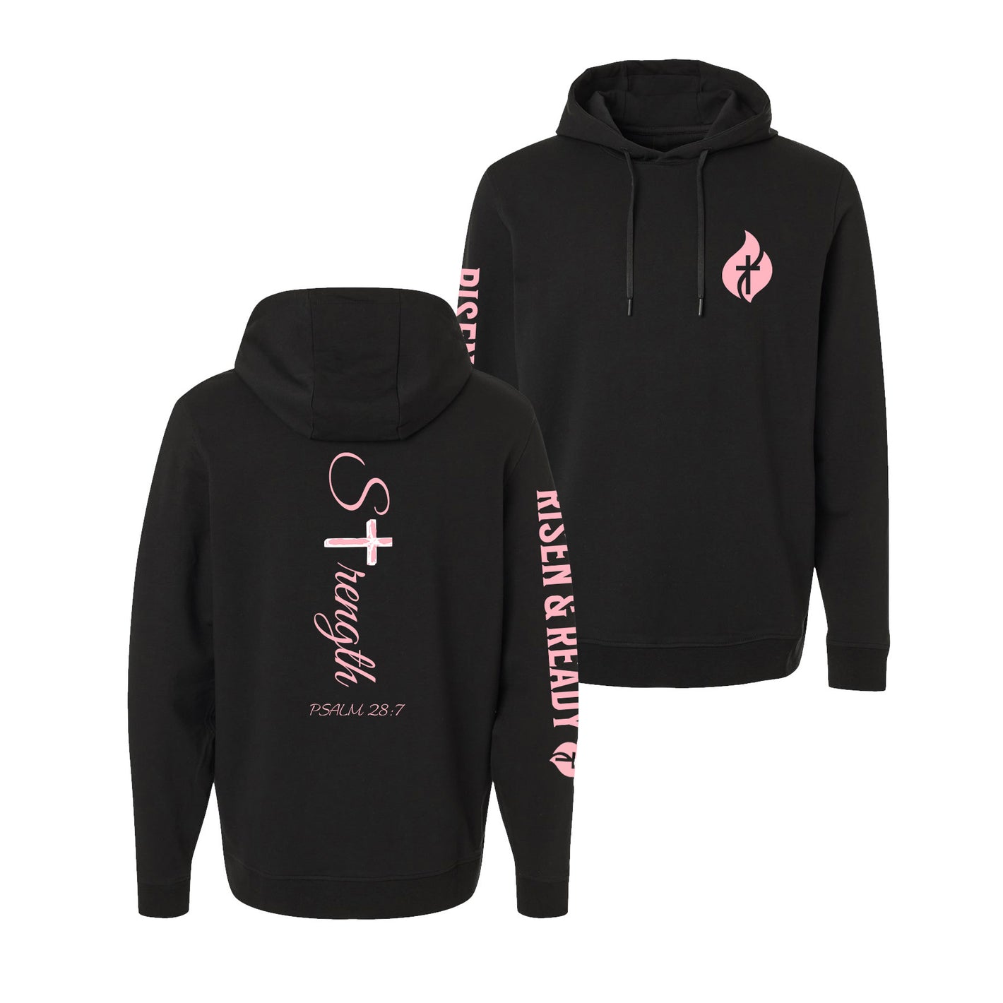 The Lord Is My Strength Lightweight Performance Hoodie