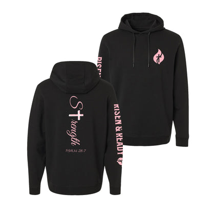 The Lord Is My Strength Lightweight Performance Hoodie